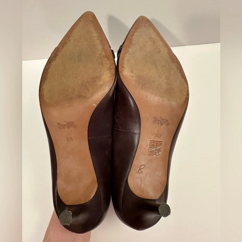 Coach Lauri Pointed-Toe Pumps Size 8.5